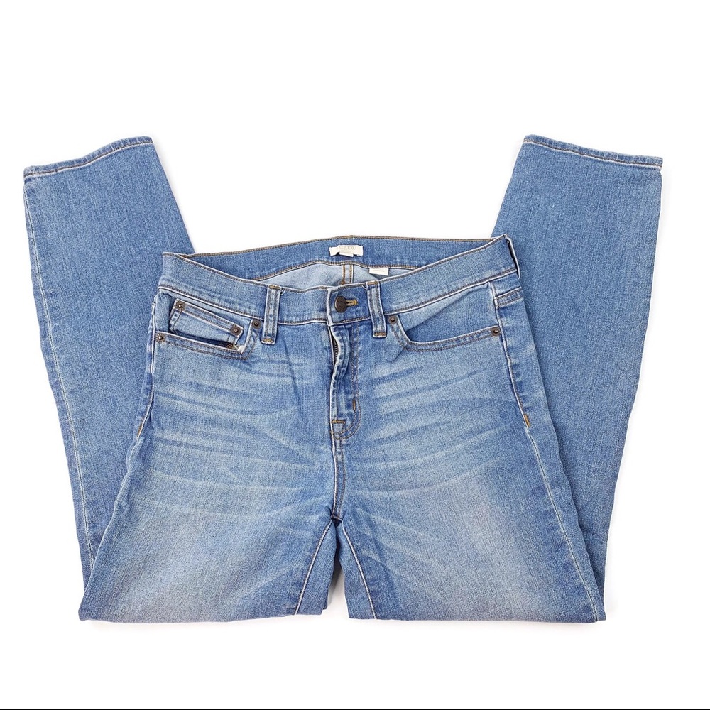 J CREW Factory Cropped Skinny Jeans Stretch Sz 27